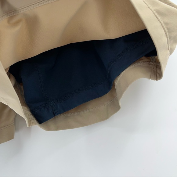 Birddog M Mens Khaki Short With Liner tan 0163 zipper pockets casual athletic - Picture 9 of 10